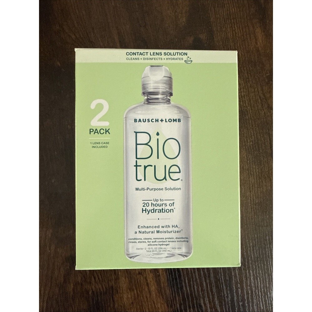 Twin Pack Biotrue Multi-Purpose Solution Bausch + Lomb Exp 06/2026